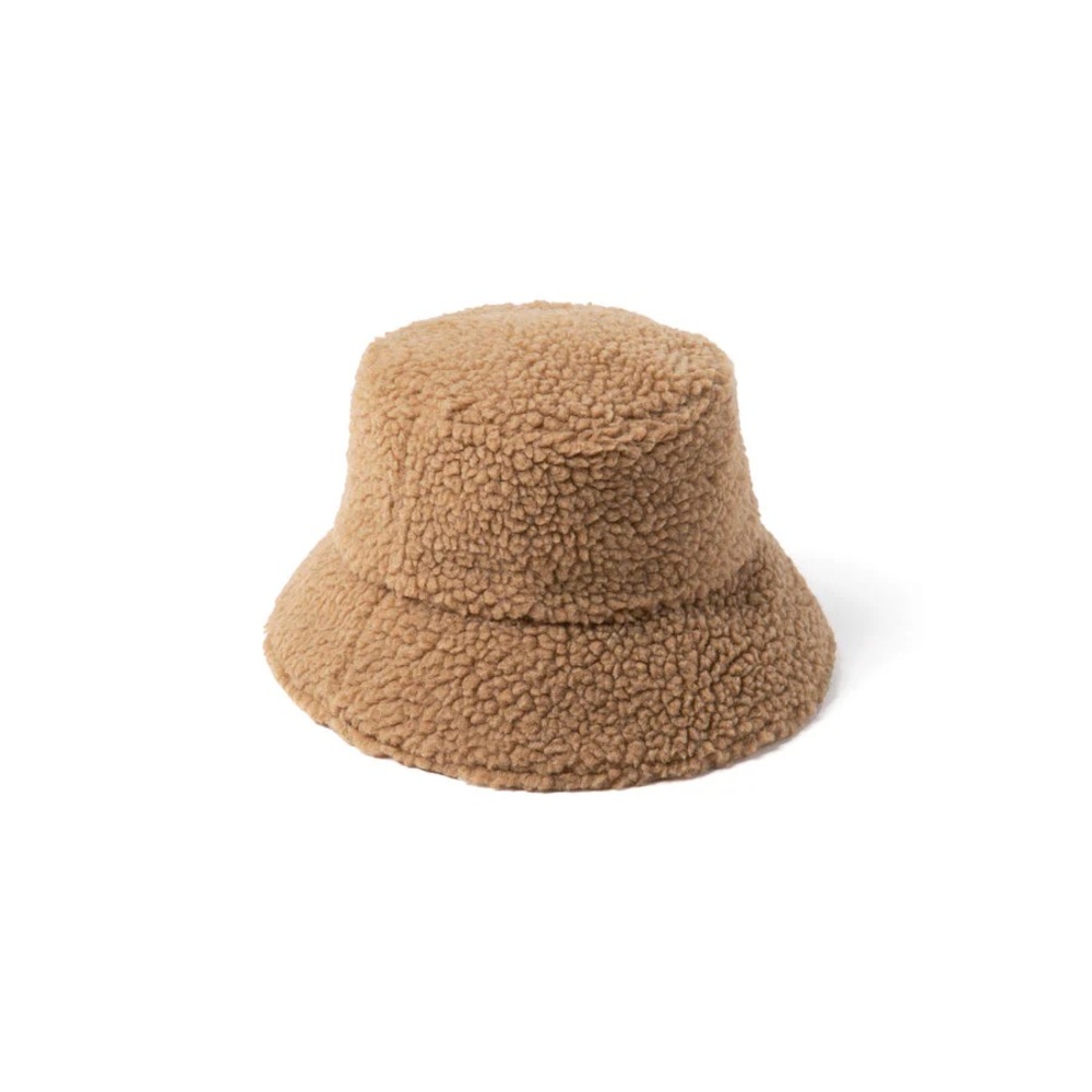 LACK OF COLOR TEDDY BUCKET HAT - CAMEL - Picture 15 of 15